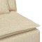 Canapea modulara cu perne, crem - 8