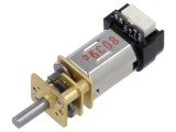 Motor DC cu transmisie HP 6VDC 1,6A - Axă crestătură D 75:1