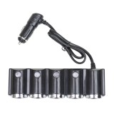 Cumpara ieftin INCARCATOR AUTO PNI LIGHTER 04 CU 4 IESIRI BRICHETA 12V 24V SI 2 IESIRI USB (1A), INDICATOR LED