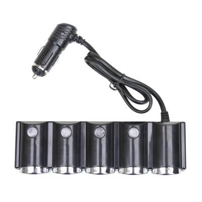 INCARCATOR AUTO PNI LIGHTER 04 CU 4 IESIRI BRICHETA 12V 24V SI 2 IESIRI USB (1A), INDICATOR LED foto