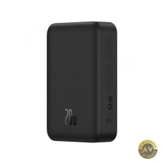 Baterie Externa Wireless Baseus Magnetic Mini 20000mAh 20W PD + FQI 1 x QI - 1 x USB-C Neagra PPCX150001