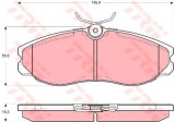Set placute frana,frana disc NISSAN TERRANO II (R20) (1992 - 2007) TRW GDB3313