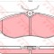 Set placute frana,frana disc NISSAN TERRANO II (R20) (1992 - 2007) TRW GDB3313
