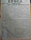 Ziarul Epoca, 21 Noiembrie 1899 ; razboiul din Africa de Sud