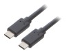 Cablu USB C 3.1 2m Negru, QOLTEC