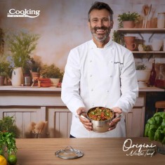 CRATITA INOX+CAPAC 16X9 CM, 1.8L, NICOLAI TAND, ORIGINI, COOKING BY