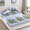 Husa de pat cu elastic Craciun,om de zapada cu brazi 180x200cm D051, Jojo Home