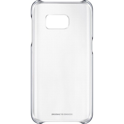 Capac de protectie Samsung Clear Cover pentru Galaxy S7, Black foto