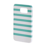 Carcasa Stripes Samsung Galaxy S6 Hama, Verde/Alb, Plastic