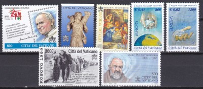 DB1 Vatican 1998 - 99 7 v. MNH foto