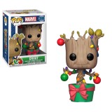 Figurina - Groot with Lights &amp; Ornaments | Funko