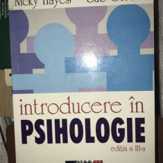 Introducere in psihologie - Nicky Hayes, Sue Orrell ed. a iii-a 532p