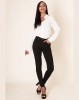 Blugi Dama Push-up Skinny Nina Carter Negri P106N M8, 40, Negru