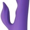 Vibrator Iepuras Galatea Galo, 10 Moduri Vibratii, Silicon, USB, Mov, 21 cm