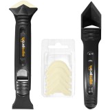 Set Aplicator Silicon AgroPro, 5 Capete (3-17mm), Razuitor Silicon, Profesional, Plastic/Cauciuc, Universal, Colturi, Indepartare/Aplicare Silicon