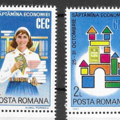 Romania 1982 - Saptamana Economiei (C.E.C.), serie nestampilat, MNH, LP 1064