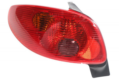 Stop spate lampa Peugeot 206 (2), 02.03-04.09 Hatchback, spate, omologare ECE, fara suport bec, 6350R9; 6350S0, Stanga foto