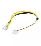 Cablu adaptor alimentare 5.25 tata la EPS 8 pini 28cm pentru, Goobay