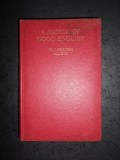 W. J. WESTON - A MANUAL OF GOOD ENGLISH (1954, editie cartonata)