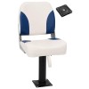 VidaXL Scaun barcă, cu piedestal pivotant la 360°