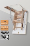 Scara pod/mansarda pliabil din lemn 110x100x280