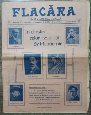 Revista Flacara// anul I, no. 33, 2 iunie 1912 foto