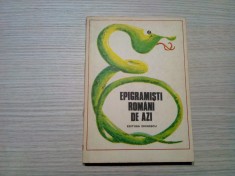 EPIGRAMISTI ROMANI DE AZI - Mircea Trifu, D. Munteanu, G. Navarra (autograf)