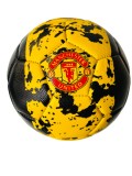 Minge fotbal Manchester United, negru galben, marime 5, Oem