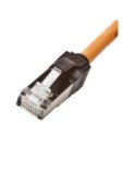 PATCH CORD S/FTP NEXANS, Cat6a, cupru, 2 m, portocaliu, AWG23, &quot;N10G.P1B020OK&quot; (timbru verde 0.08 lei)