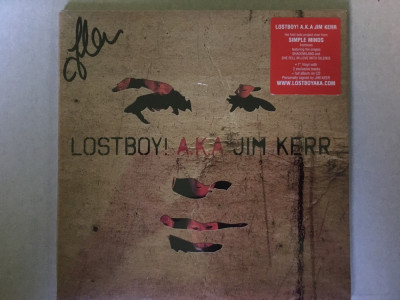 Lostboy! A.K.A. Jim Kerr (Simple Minds) - vinil ediție limitată - autograf!!! foto