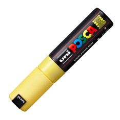 Marker UNI PC-7M Posca 4.5-5.5 mm, galben foto