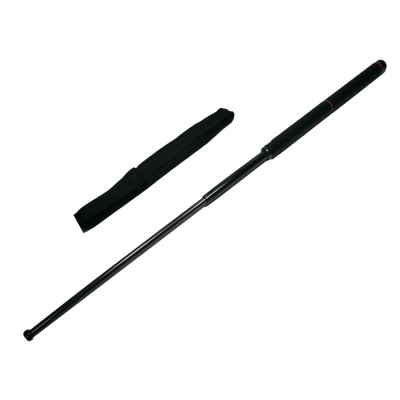 Baston telescopic cromatic, Two Handles, DEPOX&amp;reg;, 93.5 cm, negru, teaca inclusa foto