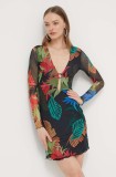 Desigual rochie FUNNY mini, mulată, 24SWMK20