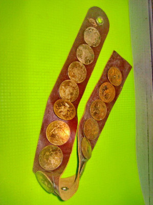 9739-Salba monede Anglia vechi cu buc. 1 penny bronz diam 3 cm. foto