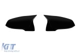 Capace tip M pentru oglinzi potrivite pentru BMW Seria 1 F40, Seria 2 F44, X1 F48, X2 F39, Z4 G29, lac negru Performance AutoTuning
