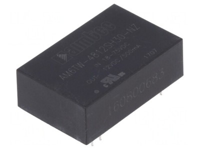 Convertor DC/DC 6W 18-75V la 12V 500mA DIP24 foto
