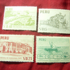 4 Timbre Peru 1945-1951 - Vederi