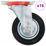 Gossi roti pivotante, 16 buc., 100 mm