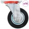 Gossi roti pivotante, 16 buc., 100 mm
