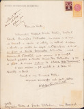 HST A2058 Semnătura olografă director Revista Universitară Matematică 1933