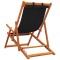 Scaune pliante 2 buc. Material textil negru - 5