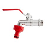 Set robinet 1 / 2&quot; cu filet 3 / 4&quot; si cuplaj furtun, Geko G70185