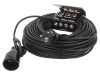 Prelungitor alimentare negru 40m 10A, KEL
