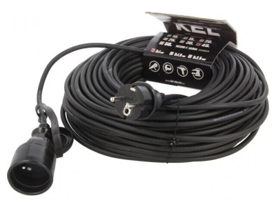 Prelungitor alimentare negru 40m 10A foto