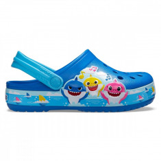 Saboți Crocs Fun Lab Baby Shark Band Clog Albastru - Bright Cobalt