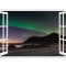 Sticker decorativ, Fereastra 3D, Aurora Borealis, 85 cm, 692STK