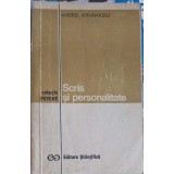 SCRIS SI PERSONALITATE-ANDREI ATHANASIU-255515
