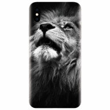 Husa silicon pentru Apple Iphone XS Max, Majestic Lion Portrait
