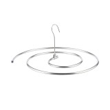 Uscator de Rufe Spiralat, Flippy, din Otel Inoxidabil de 10 mm, Detasabil, 40 x 43 x 18 cm, Argintiu