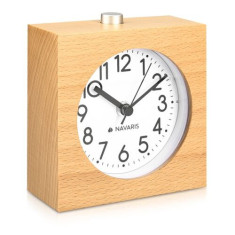 Ceas cu alarma analogic din lemn Snooze Retro, 43905